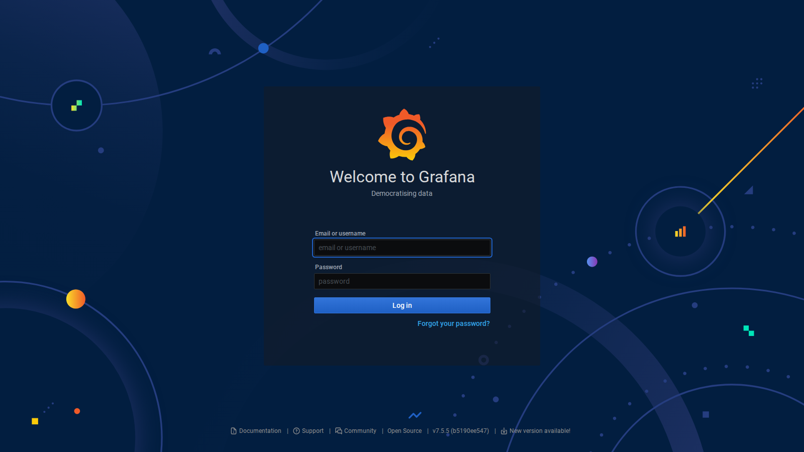 Grafana Login